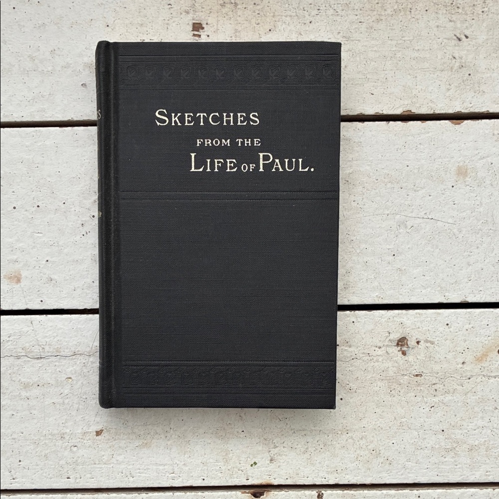 Black Hardcover Book - Sketches from the Life of Paul
